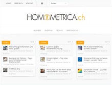 Tablet Screenshot of homometrica.ch